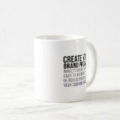 Erstellen Sie Ihr Markenversprechen Kaffeetasse (VorderseiteRechts)