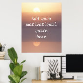 Erstellen Sie Ihr motivierend Angebot Poster (Heimbüro)