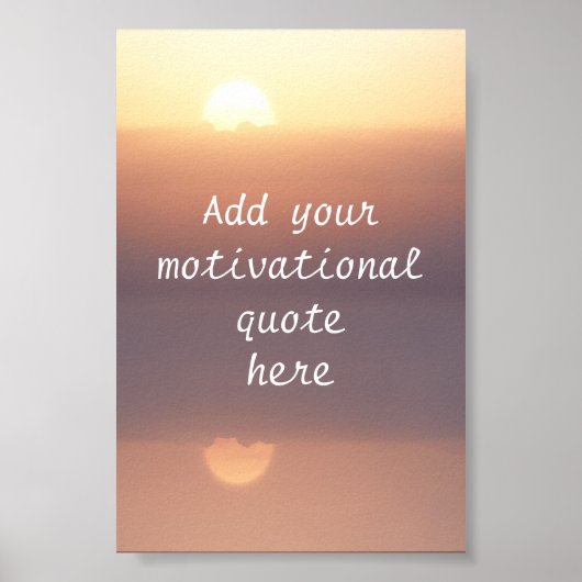Erstellen Sie Ihr motivierend Angebot Poster (Vorne)