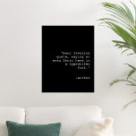 Erstellen Sie Ihr Personalisiertes individuelles A Poster<br><div class="desc">Erstellen Sie Ihr eigenes Poster personalisiert mit einem benutzerdefinierten Angebot in einem Schriftart für Schreibmaschinen.</div>