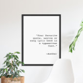 Erstellen Sie Ihr Personalisiertes individuelles A Poster