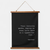 Erstellen Sie Ihr Personalisiertes individuelles A Wandteppich Mit Holzrahmen (Vorderseite)