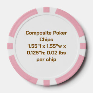 Erstellen Sie Ihr persönliches Rosa Pokerchips