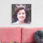 Erstellen Sie Ihr Portrait 12x12 Canvas Print Leinwanddruck (Insitu (Wohnzimmer))