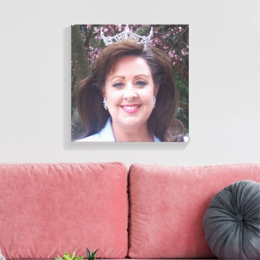 Erstellen Sie Ihr Portrait 12x12 Canvas Print Leinwanddruck (Insitu (Wohnzimmer))