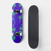 Erstellen Sie Ihr schönes Phantastisches Blau Skateboard (Vorderseite)