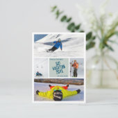 Erstellen Sie Ihr Ski-Ski-Foto Postkarte (Stehend Vorderseite)