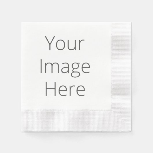 Erstellen Sie Ihr weißes Cocktailpapier Napkins Serviette (Vorderseite)