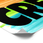 Erstellen Sie Ihr zukünftiges Regenbogenposter Poster (Ecke)