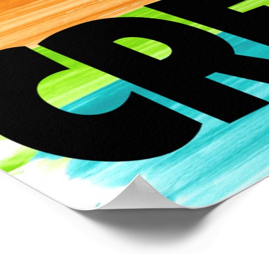 Erstellen Sie Ihr zukünftiges Regenbogenposter Poster (Ecke)