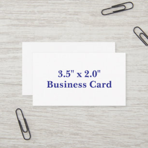 Erstellen Sie Ihre benutzerdefinierte 3,5" x 2,0" Visitenkarte
