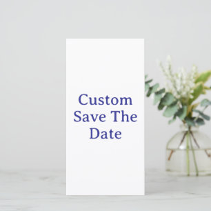 Erstellen Sie Ihre benutzerdefinierte 8" x 4" Save The Date