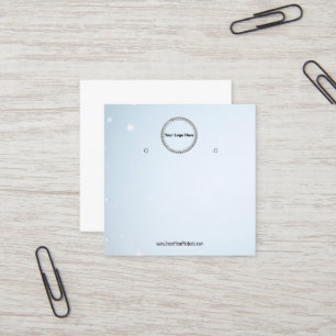 Erstellen Sie Ihre benutzerdefinierte Logo-Werbeka Quadratische Visitenkarte
