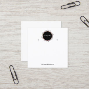 Erstellen Sie Ihre benutzerdefinierte Logo-Werbeka Quadratische Visitenkarte