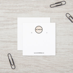 Erstellen Sie Ihre benutzerdefinierte Logo-Werbeka Quadratische Visitenkarte