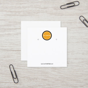 Erstellen Sie Ihre benutzerdefinierte Logo-Werbeka Quadratische Visitenkarte