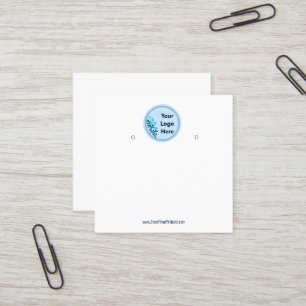Erstellen Sie Ihre benutzerdefinierte Logo-Werbeka Quadratische Visitenkarte
