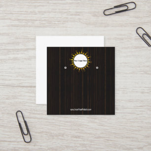 Erstellen Sie Ihre benutzerdefinierte Logo-Werbeka Quadratische Visitenkarte