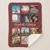 Erstellen Sie Ihre benutzerdefinierten 12-Fotocoll Sherpadecke (Vorderseite)