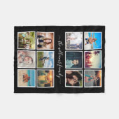 Erstellen Sie Ihre benutzerdefinierten Foto Collag Fleecedecke (Vorderseite (Horizontal))