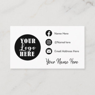 Erstellen Sie Ihre Business Card am Platz Visitenkarte