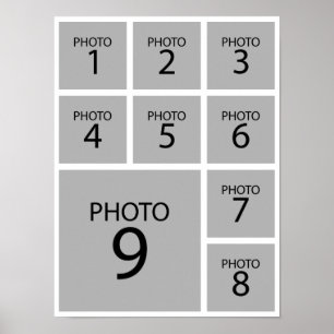 Erstellen Sie Ihre Collage Personalisierte Vorlage Poster