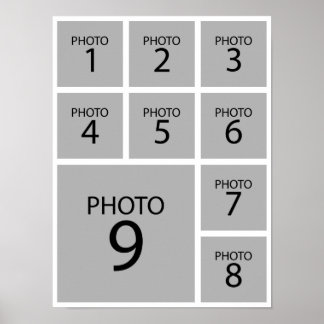 Erstellen Sie Ihre Collage Personalisierte Vorlage Poster