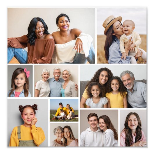 Erstellen Sie Ihre eigene 10 Collage Foto Erweiter (Vorne)