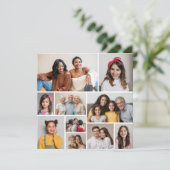 Erstellen Sie Ihre eigene 10 Foto Collage Grußkart (Stehend Vorderseite)