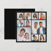 Erstellen Sie Ihre eigene 10 Foto Collage Grußkart (Vorne/Hinten)