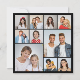 Erstellen Sie Ihre eigene 10 Foto Collage Grußkart