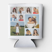 Erstellen Sie Ihre eigene 10-FotoCollage Dosenkühler (Vorderseite)