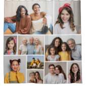 Erstellen Sie Ihre eigene 10-FotoCollage Duschvorhang (Vorderseite)