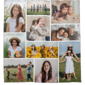 Erstellen Sie Ihre eigene 10-FotoCollage Duschvorhang (Vorderseite)