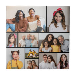 Erstellen Sie Ihre eigene 10-FotoCollage Fliese