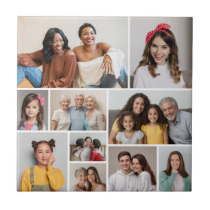 Erstellen Sie Ihre eigene 10-FotoCollage Fliese
