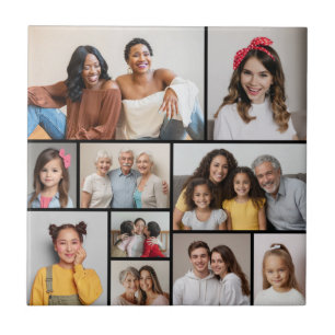 Erstellen Sie Ihre eigene 10-FotoCollage Fliese