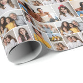 Erstellen Sie Ihre eigene 10-FotoCollage Geschenkpapier (Rolleneckpunkt)