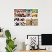Erstellen Sie Ihre eigene 10-FotoCollage individue Poster (Heimbüro)