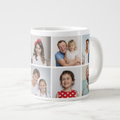 Erstellen Sie Ihre eigene 10-FotoCollage Jumbo-Tasse (Vorderseite Rechts)