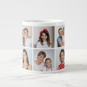 Erstellen Sie Ihre eigene 10-FotoCollage Jumbo-Tasse (Vorderseite)