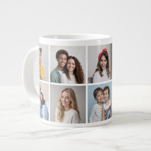 Erstellen Sie Ihre eigene 10-FotoCollage Jumbo-Tasse