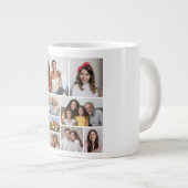Erstellen Sie Ihre eigene 10-FotoCollage Jumbo-Tasse (Vorderseite Rechts)