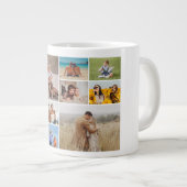 Erstellen Sie Ihre eigene 10-FotoCollage Jumbo-Tasse (Vorderseite Rechts)