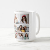 Erstellen Sie Ihre eigene 10-FotoCollage Kaffeetasse (VorderseiteRechts)