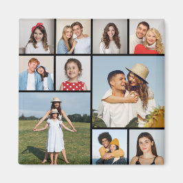 Erstellen Sie Ihre eigene 10-FotoCollage Magnet