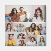 Erstellen Sie Ihre eigene 10-FotoCollage Magnet (Vorne)
