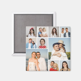 Erstellen Sie Ihre eigene 10-FotoCollage Magnet