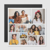 Erstellen Sie Ihre eigene 10 Fotocollage Magnetkar Magneteinladung (Vorne/Hinten)