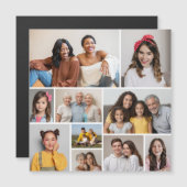 Erstellen Sie Ihre eigene 10 Fotocollage Magnetkar Magnetkarte (Vorne/Hinten)